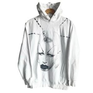 Opening Ceremony x New York Club Kid White Hoodie Size Large 21x29